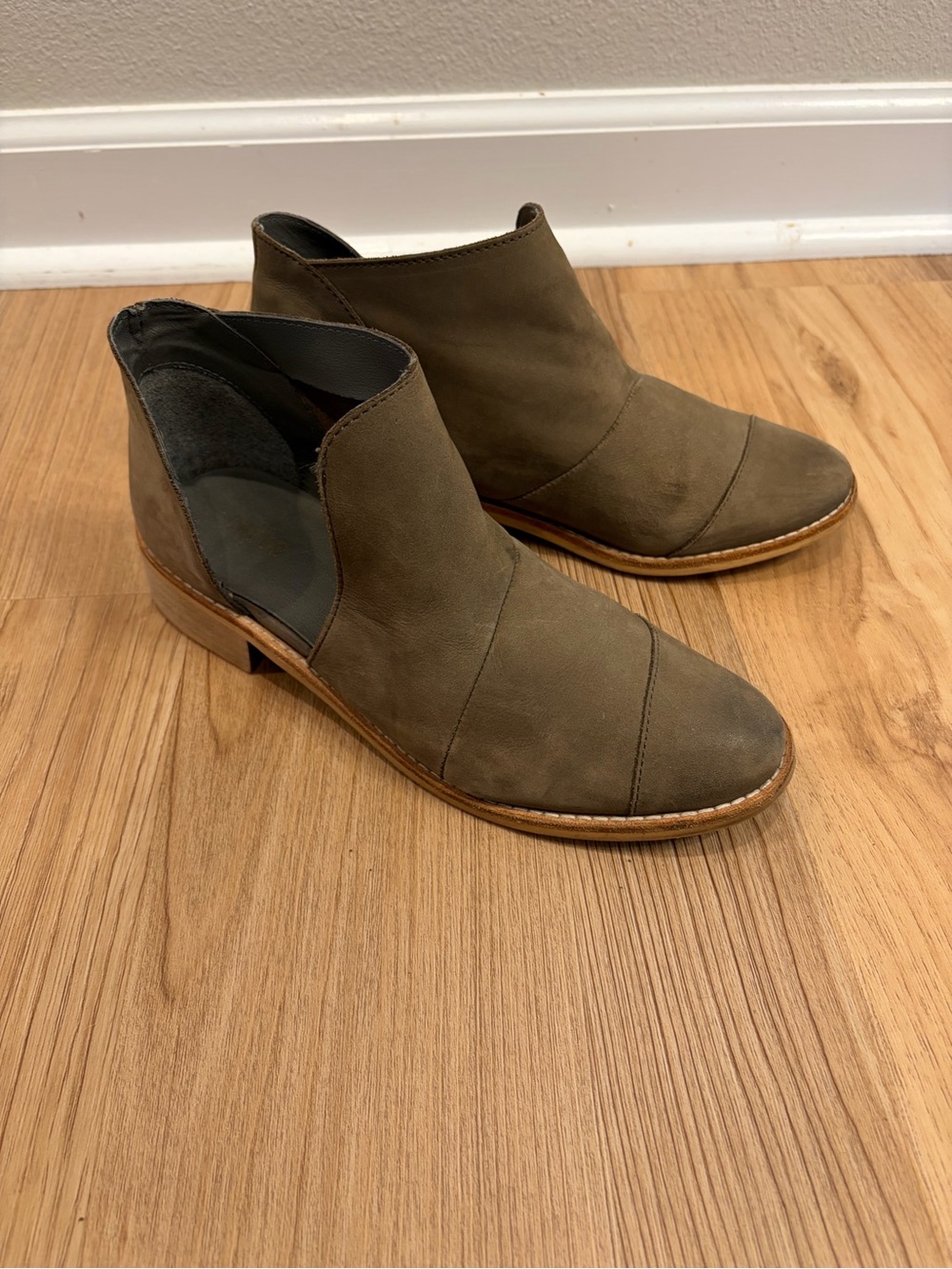 Crevo Asymmetrical Ankle Boots